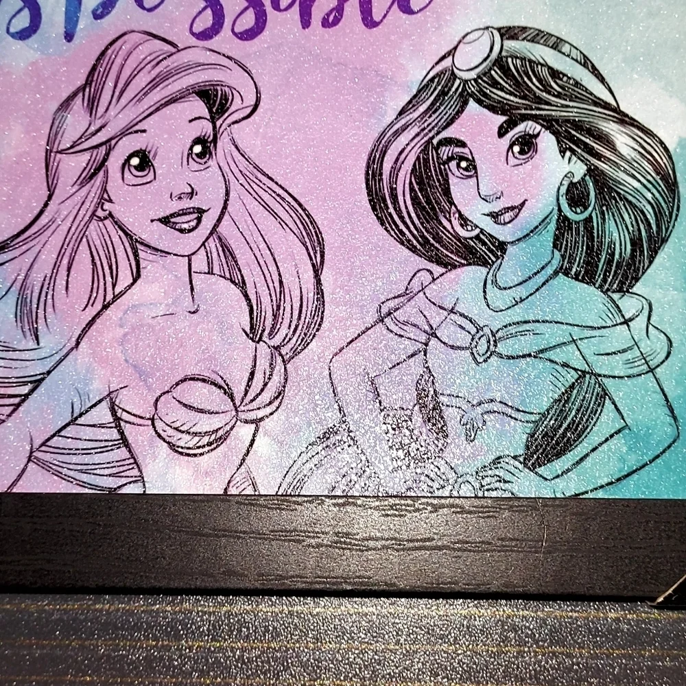 Disney Princess Inspirational Canvas with Pastel Hues